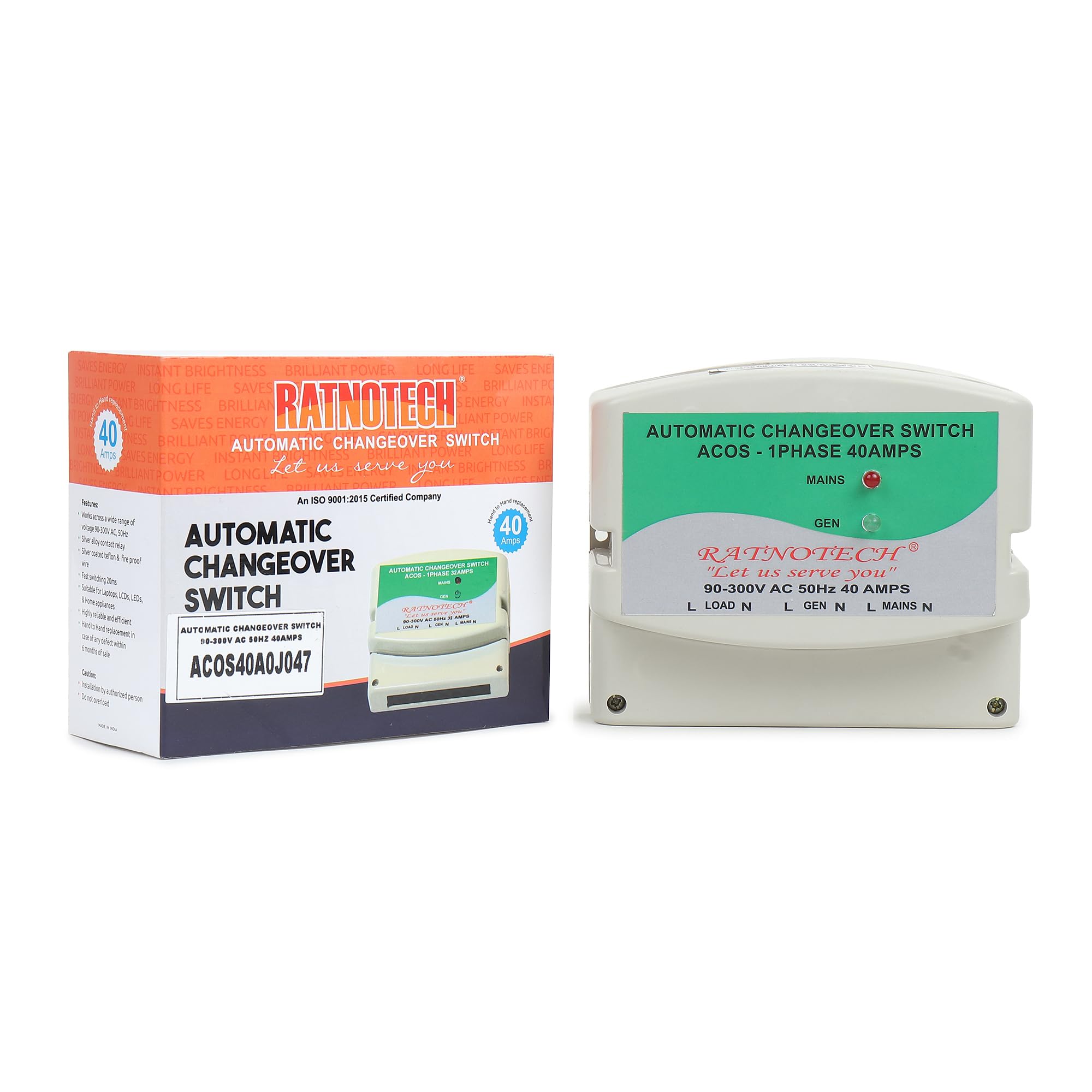 Automatic Changeover Switch 40Amps
