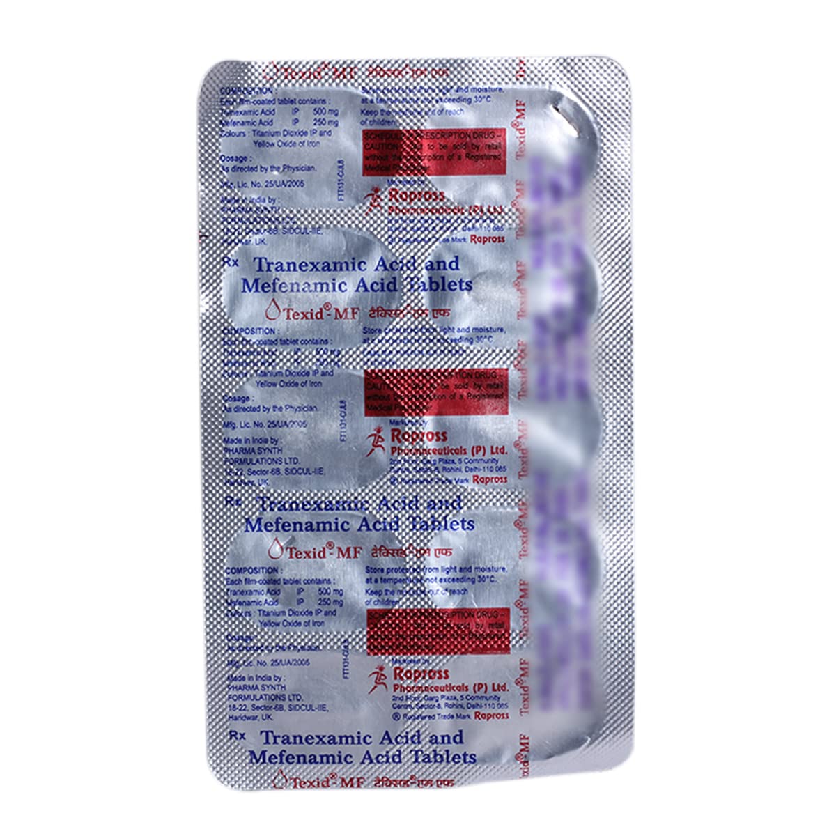 Texid Mf - Strip of 10 Tablets