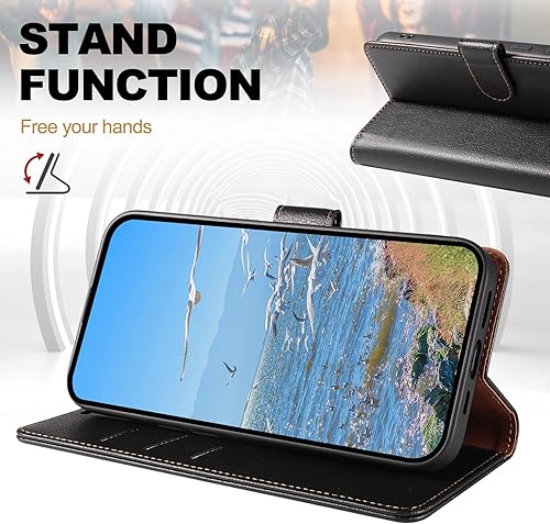Miniatura 6 de Funda para Samsung Galaxy A23 4G  Galaxy A23 5G  Galaxy F23 5G  Galaxy M23 5G, funda de piel sintética con bloqueo RFID y soporte para tarjetas,