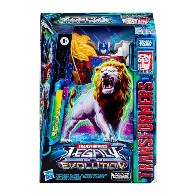 Foto 2 de 8 de Transformers Figura de acción Legacy Evolution Voyager Maximal Leo Prime de 7 Pulgadas