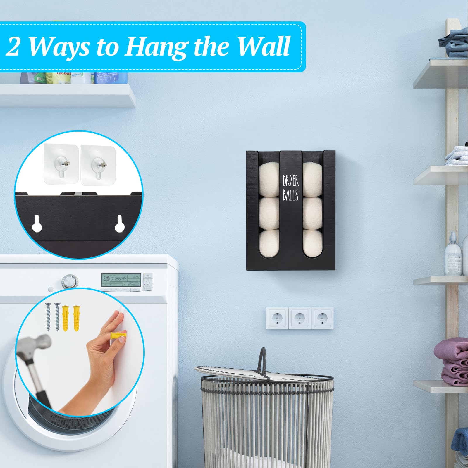 Rose - Support Mural Magnétique Salle De Bains Gargarisme Brosse À