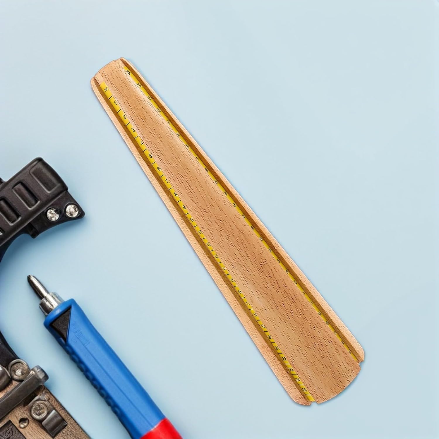 HOODANCOS Wooden Bracelet Mandrel Sizing Stick Jewelry Measuring Tool for Bangle Reshaping and Wrist Adjustment DIY Jewelry Making Accessories
