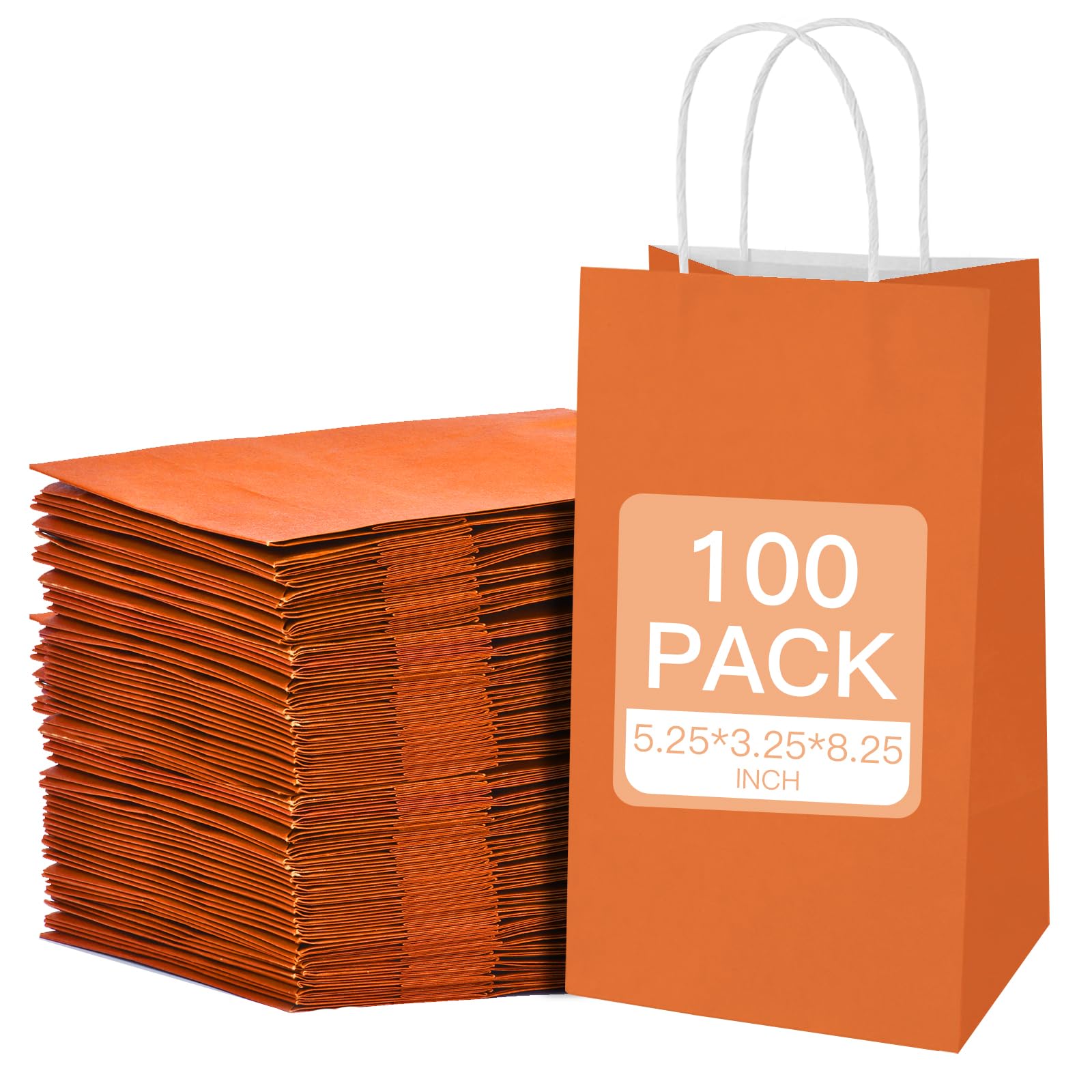 Sacs cadeaux en papier kraft coloré pour emballages de fête d'anniversaire