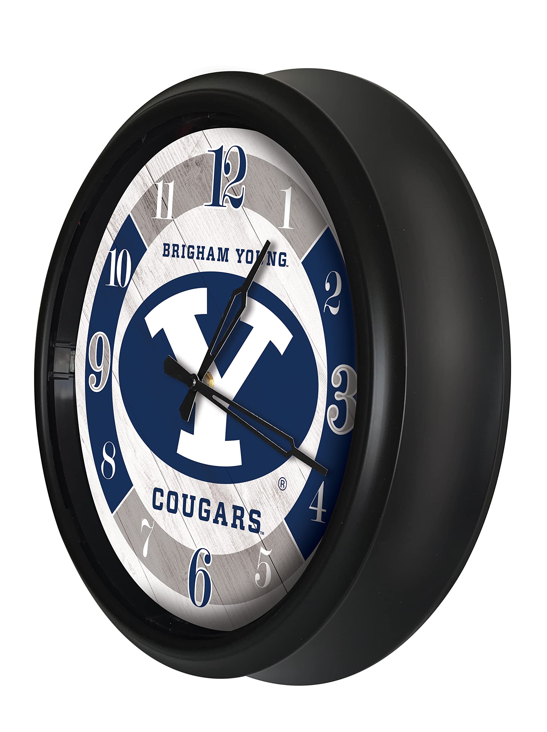 Holland Bar Stool Co. Brigham Young University Indoor/Outdoor LED Wall Clock