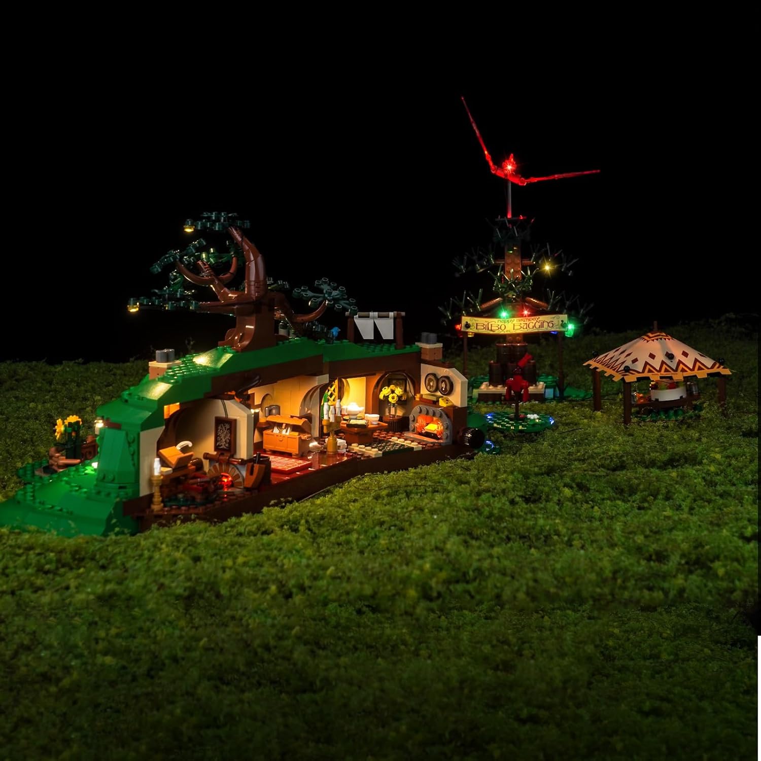 LED Lighting Compatible with Lego The Shire 10354 - JUST Lights?Light Kit Compatible with Lego 10354, NOT Included The Model Set