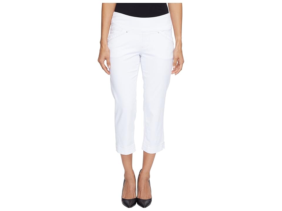 

Jag Jeans Petite Petite Marion Pull-On Crop in Bay Twill (White) Women's Casual Pants