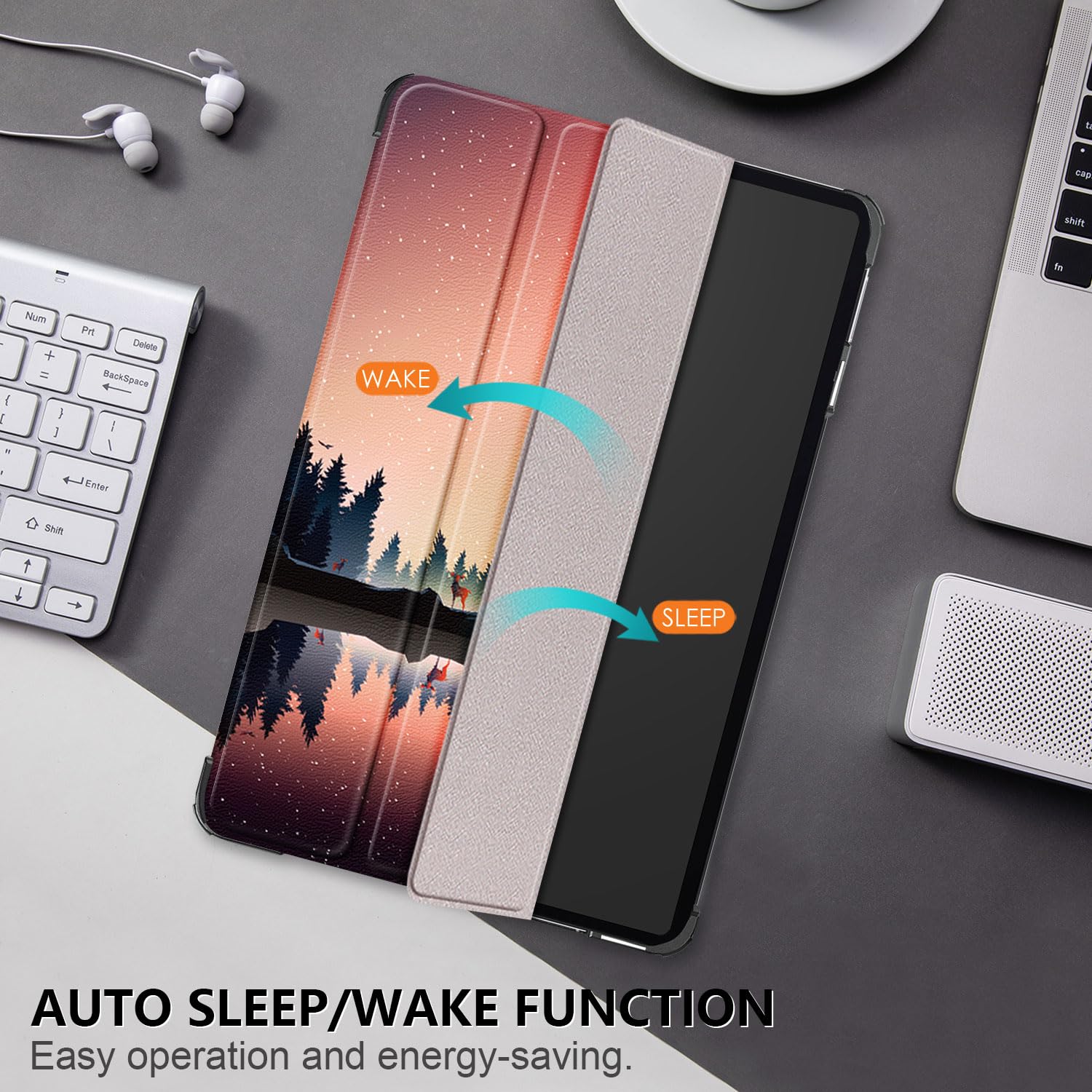 DUZZONA Coque Pour Xiaomi Mi Pad 6/Mi Pad 6 Pro 11 Pouces (Modèle 2023), Ultra Fin Et Léger,avec Porte-Stylo, Transparent Housse TPU Étui Pour Mi Pad 6, Noir