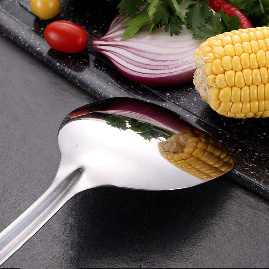 Espátula De Acero Inoxidable con Mango De Veta De Madera, Cuchara para Sopa, Pala para Freír, Colador, Utensilios De Cocina, Juego De Cocina para El Hogar