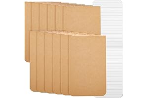 Paper Junkie EDC Notepad: 12 Pack Small Pocket Notepads for Everyday Carry