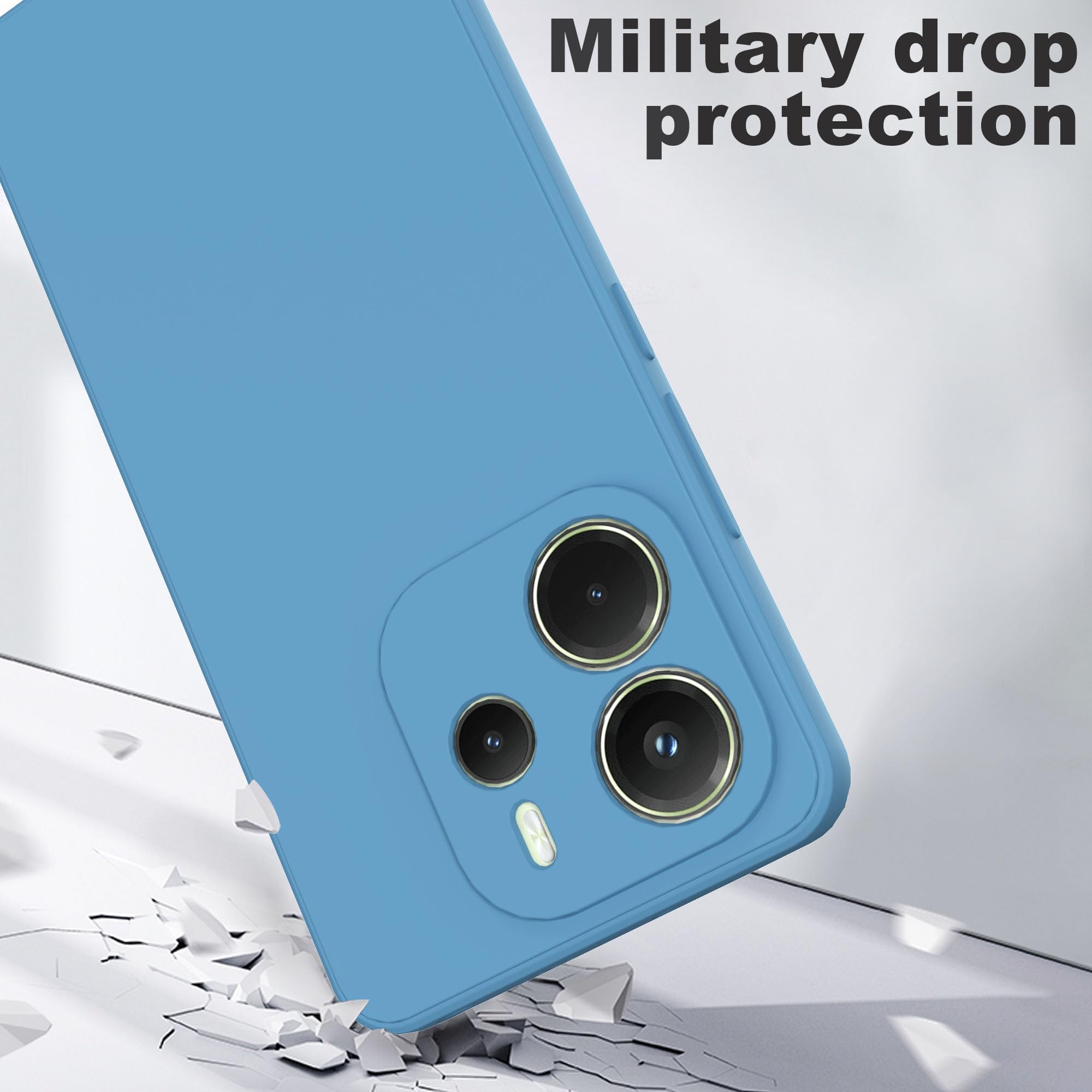 Cover Trasparente Per Xiaomi Redmi Note 14 4G Con 2 Pellicole In Vetro Temperato – Custodia Sottile In Silicone Morbido TPU Antigiallo
