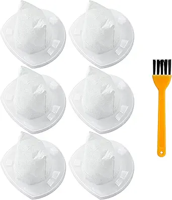 6 Pack Replacement Filter fit for Black and Decker Dustbuster Cordless Handheld VF110 Vacuum Hand Vac CHV1410L CHV1410B CHV1510 CHV1210 BDH2000L CHV9610 Part 90558113-01 LUXRILIX