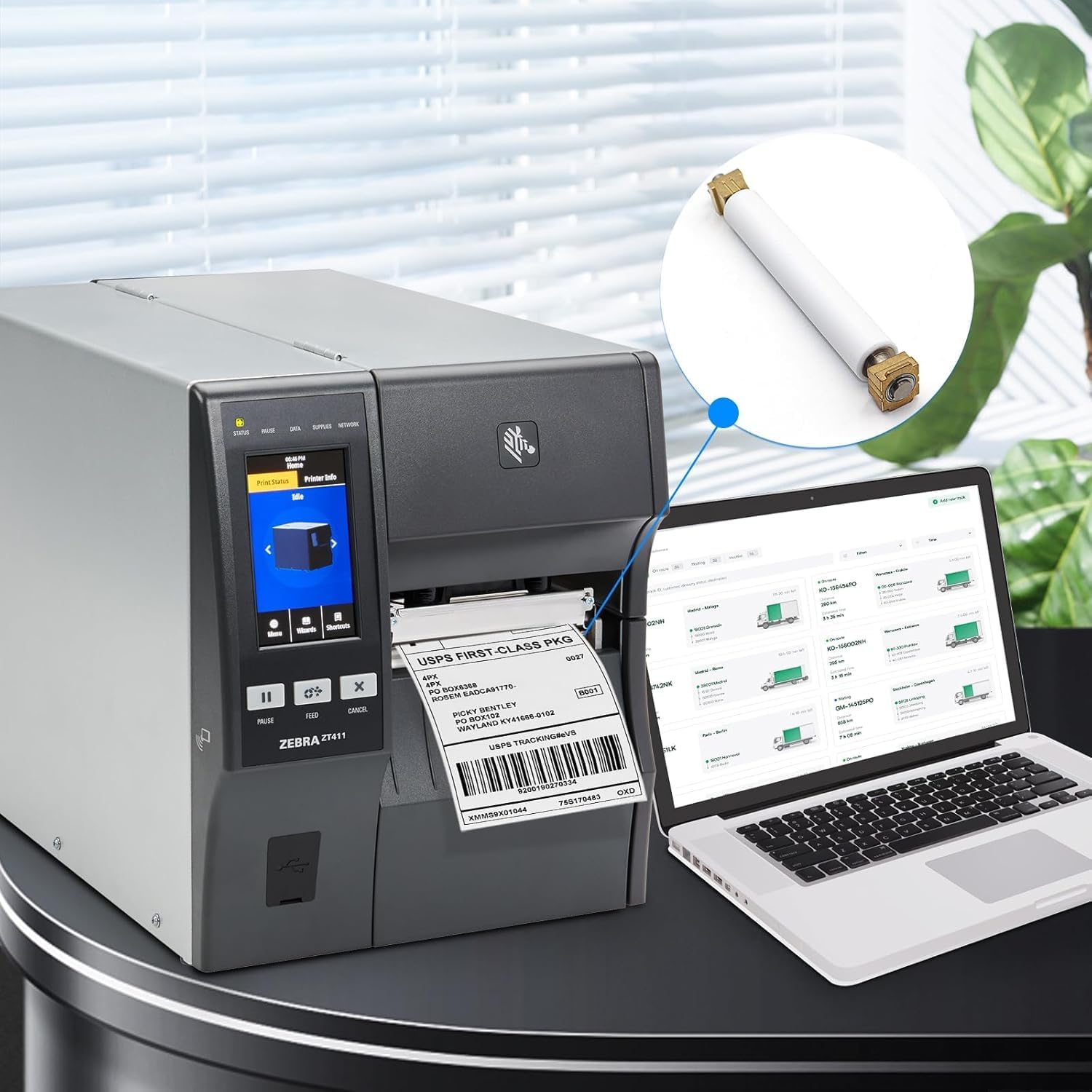 P1058930-080 Kit Platen Roller for Zebra ZT410 ZT411 Thermal Label Printer Transfer Roller 203dpi 300dpi 600dpi - Image 5