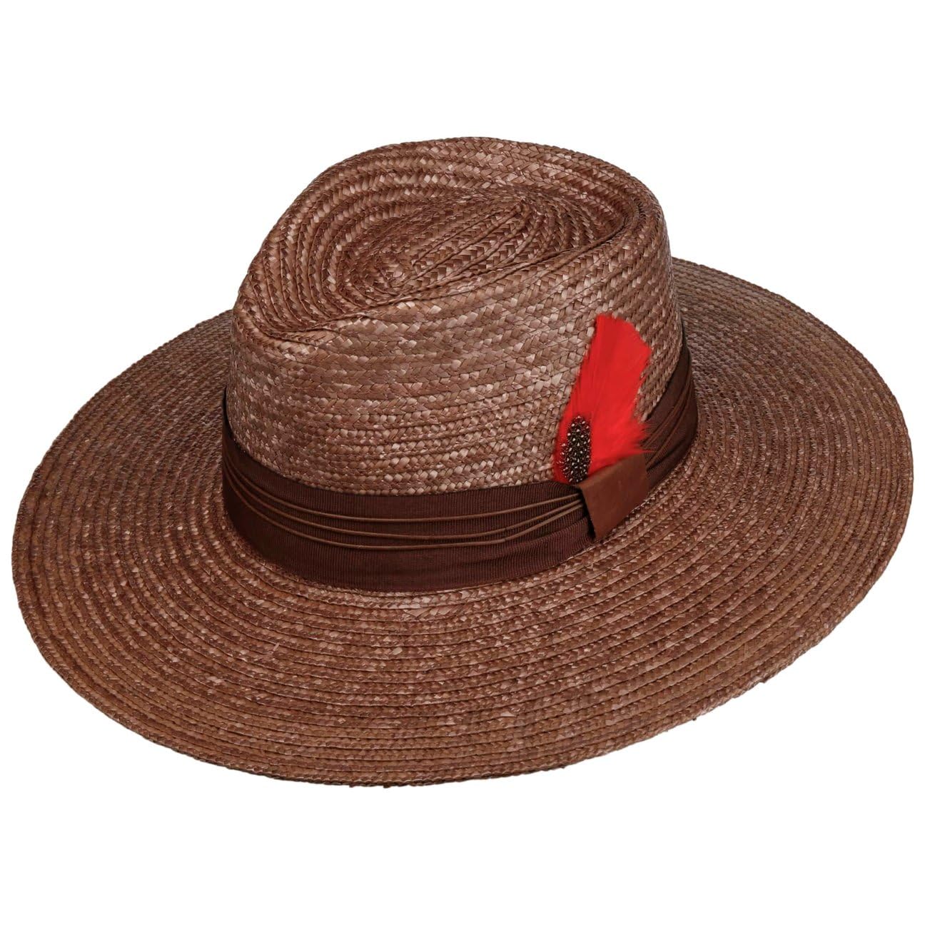 LIERYS Mearona Cappello di Paglia Traveller Prodotto in Italia Unisex Primavera Estate