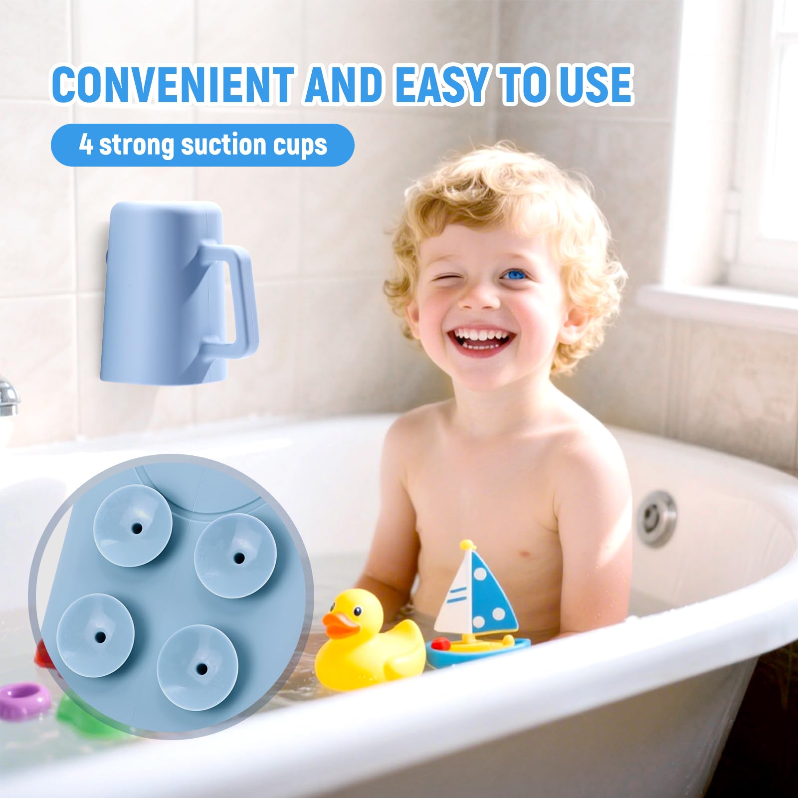 Amazon.com : JOY ANAN Baby Bath Rinse Cup with Suction Base | 100