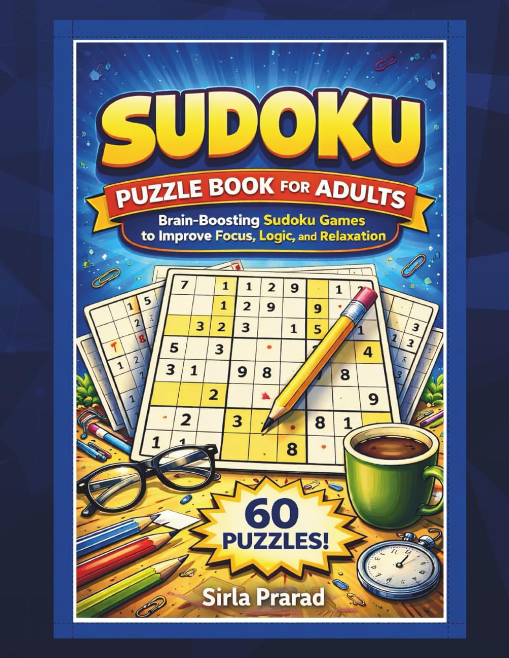 Sudoku Puzzle Book for Adults: Brain-Boosting Sudoku Games to Improve Focus, Logic, and Relaxation