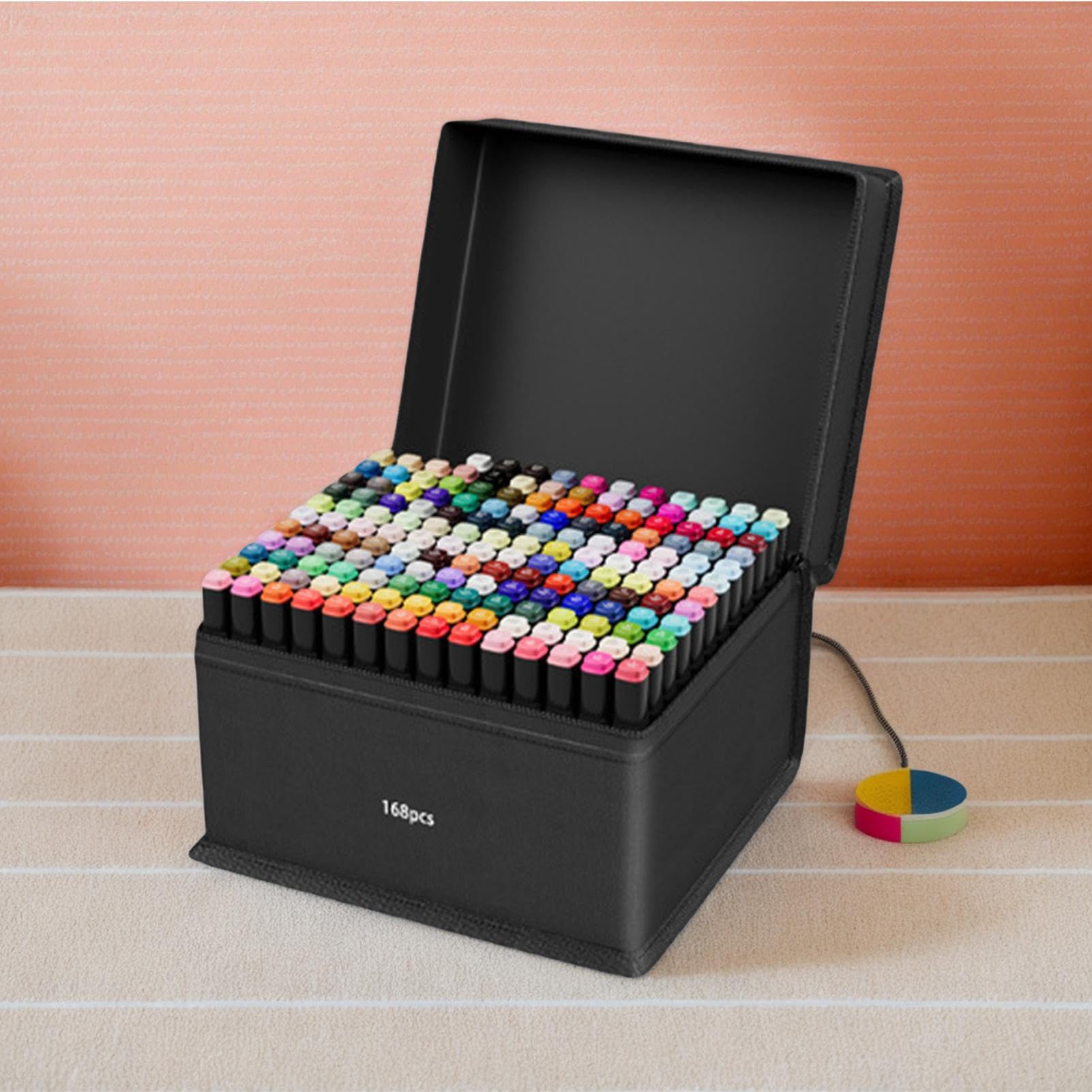 Pennarelli per Scrittura Pennarelli da Colorazione a Doppia Punta | 168 Colori Materiali Artistici Scuola, Penne Creatività Ideali Per Doodle Schizzi Disegno Pittura Lettering