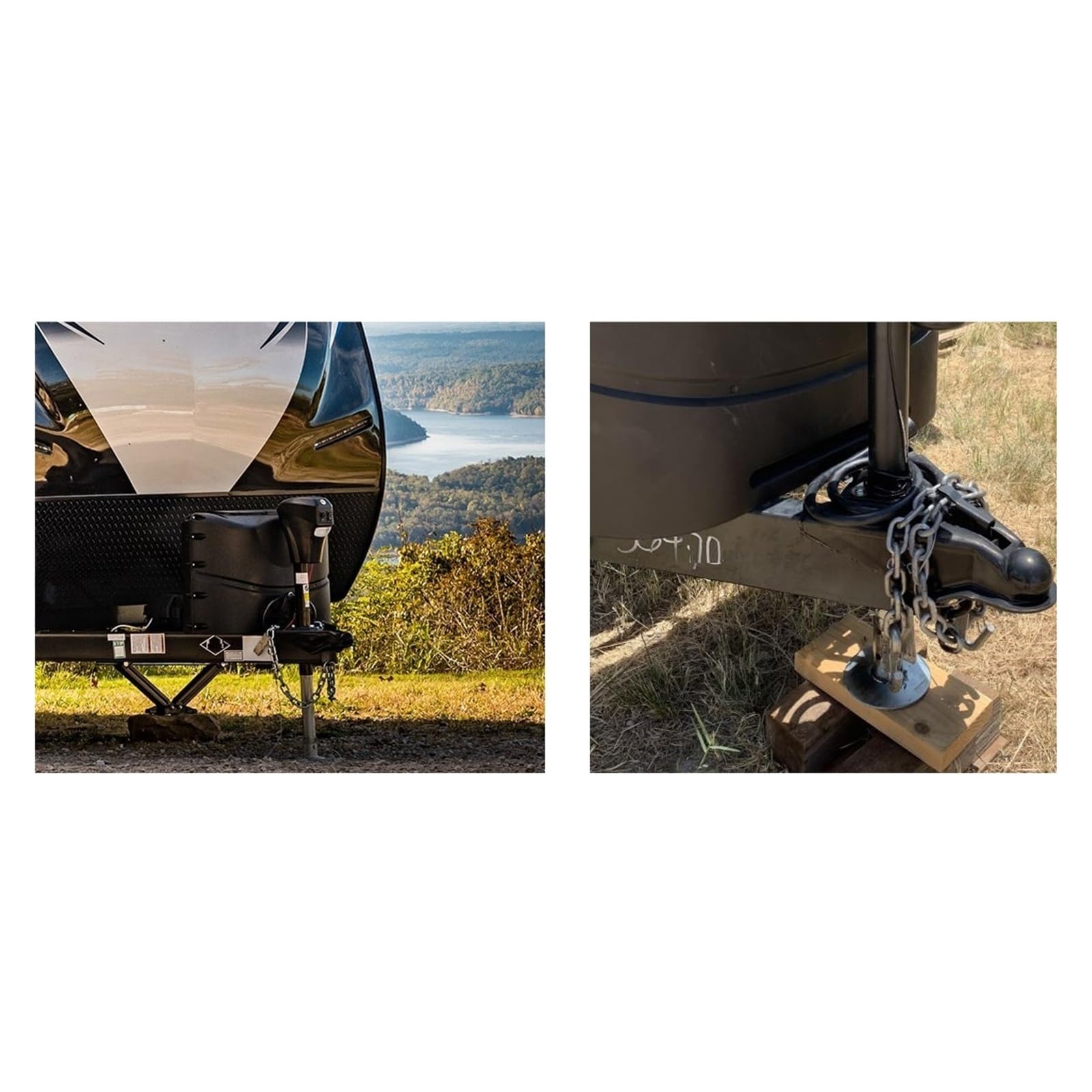 Support De Stationnement Électrique for Camping-Car, 1600KG/3500lb, 12V, Cric Remorque, Accessoires Levage Rapide Et SûR