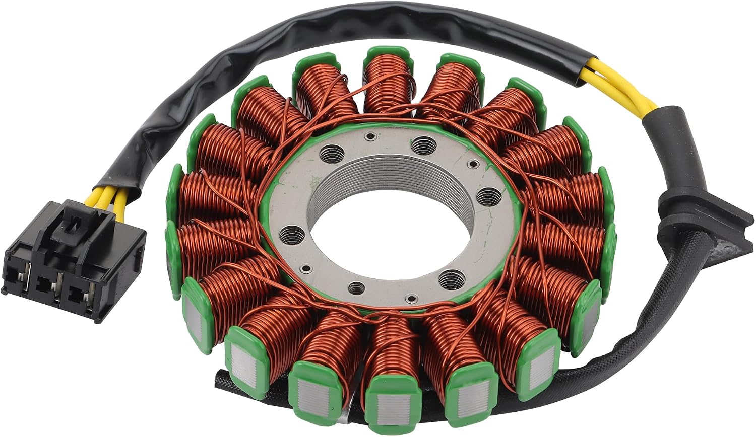 WOOSTAR 18 Coil 3 Wire Magneto Stator Replacement for 2004-2007 CBR1000 CBR1000RR OEM 31120-MEL-013 Engine