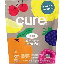 Cure Hydration - Kids Electrolyte Drink Powder Variety Pack 15 Packets
