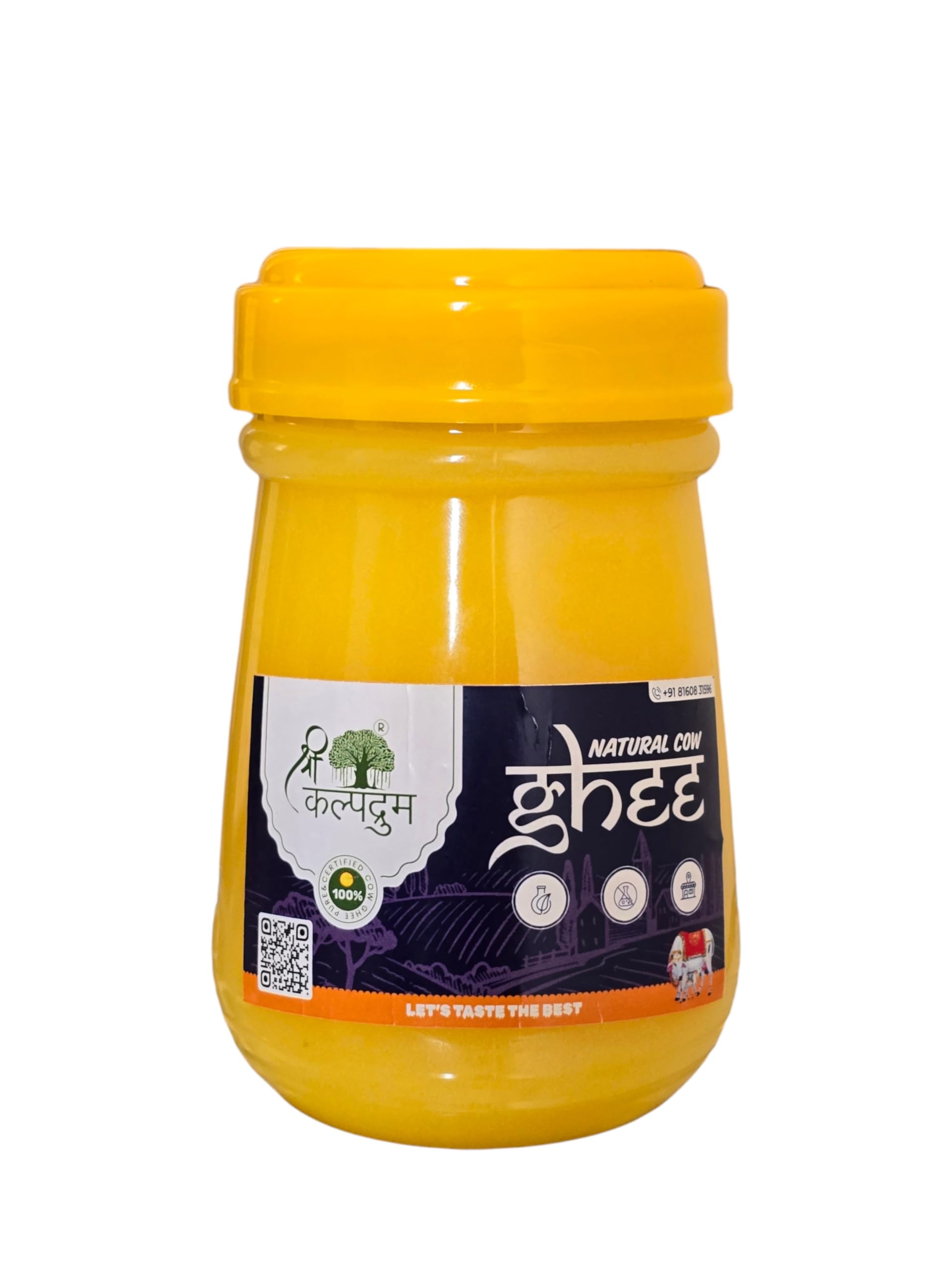 Shri Kalpadruma Natural Cow Ghee Pure Cow Ghee - Desi Ghee with Rich Aroma (500ml) (B0D1W1NB59) Amazon Price History, Amazon Price Tracker