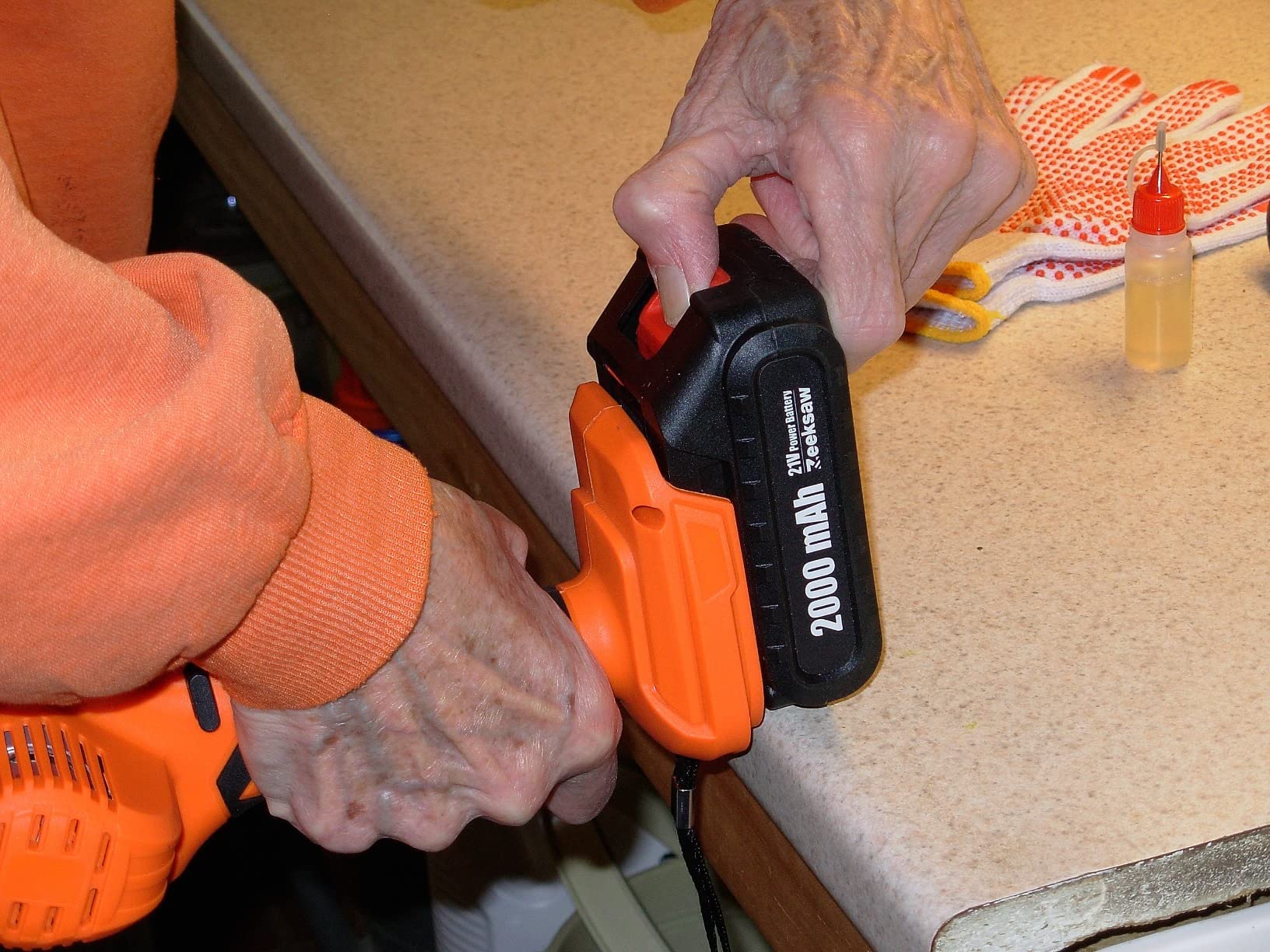 13/mo Finance Mini Chainsaw 6 Inch Cordless, Zeeksaw Super Power