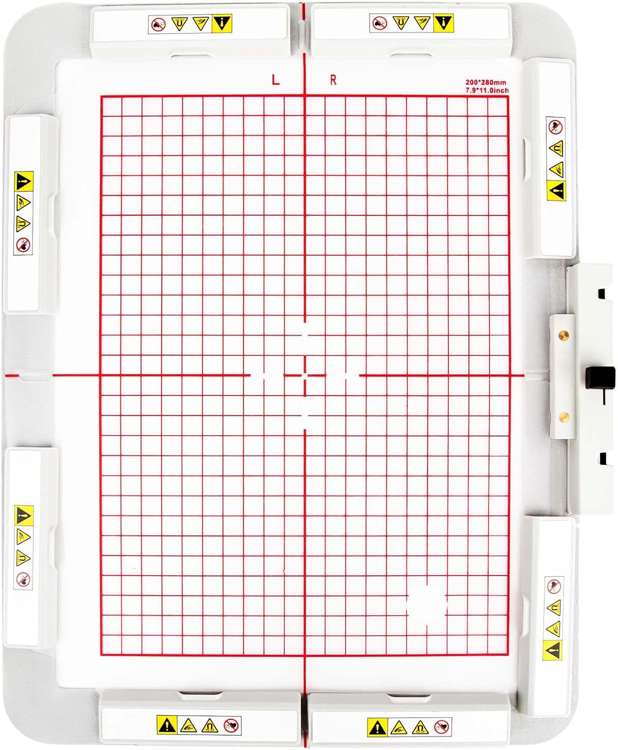 MagnaHoop Magnetic Embroidery Hoop for PooLin EOC06 EOC06RE Computerized Embroidery Machine,Sash Frame 7.9"x11" (200x280mm)