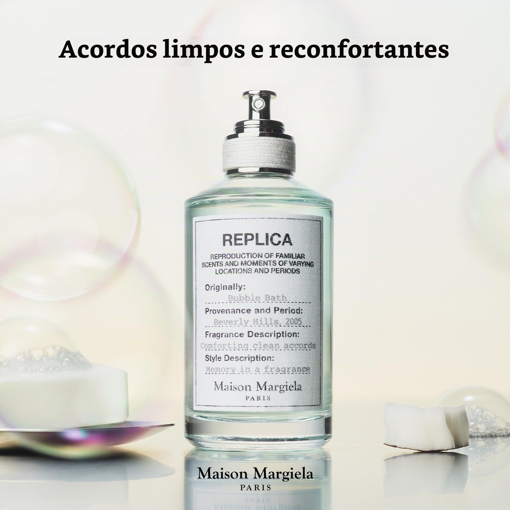 Maison Margiela Réplica de banho de espuma EDT, 100 ml | Eau de