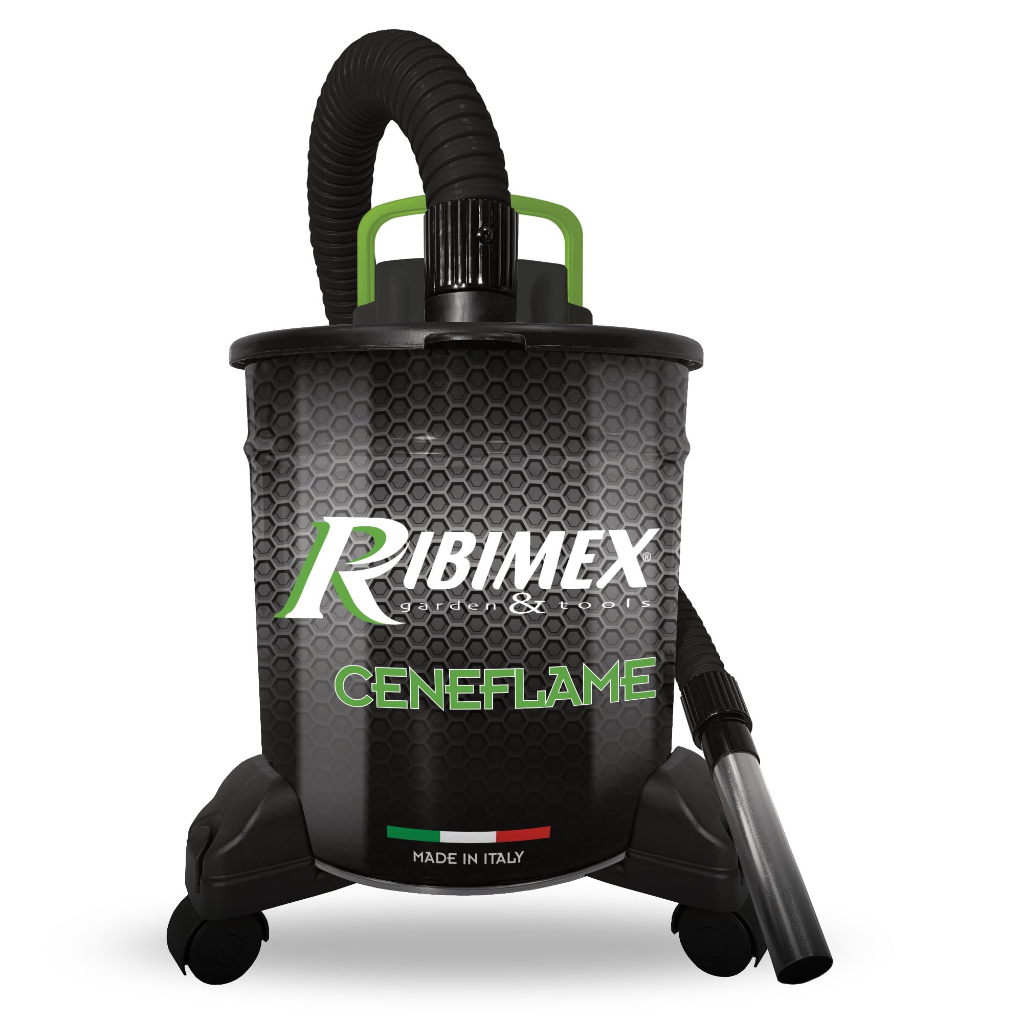 Ribimex Aspiracenere Elettrico Ceneflame 18L 1200W con Filtro HEPA Lavabile PRCEN007