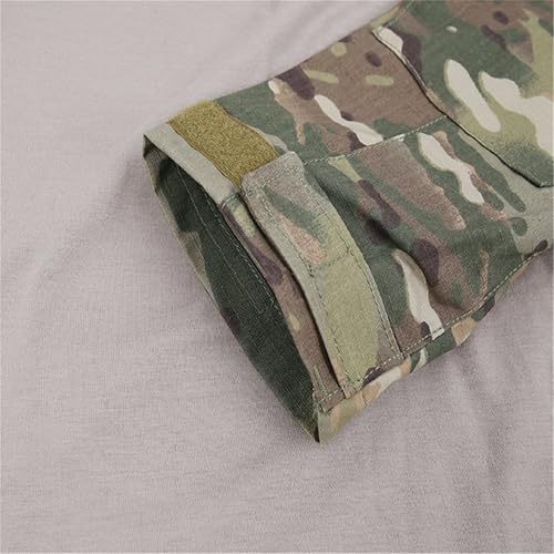 Miniatura 6 de Camisa y pantalones tácticos militares para hombre, Airsoft, paintball, caza, combate, uniforme, camuflaje