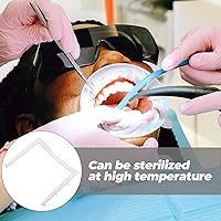 Vista 4 de Healifty 10 unids desechables Dental Rubber Dam Frame Holder Autoclavable Rubber Barrera Soporte Distracter Lab Instrumento