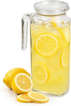 Bormioli Rocco Frigoverre Classic Jug - WhiteClear, 33.75 oz