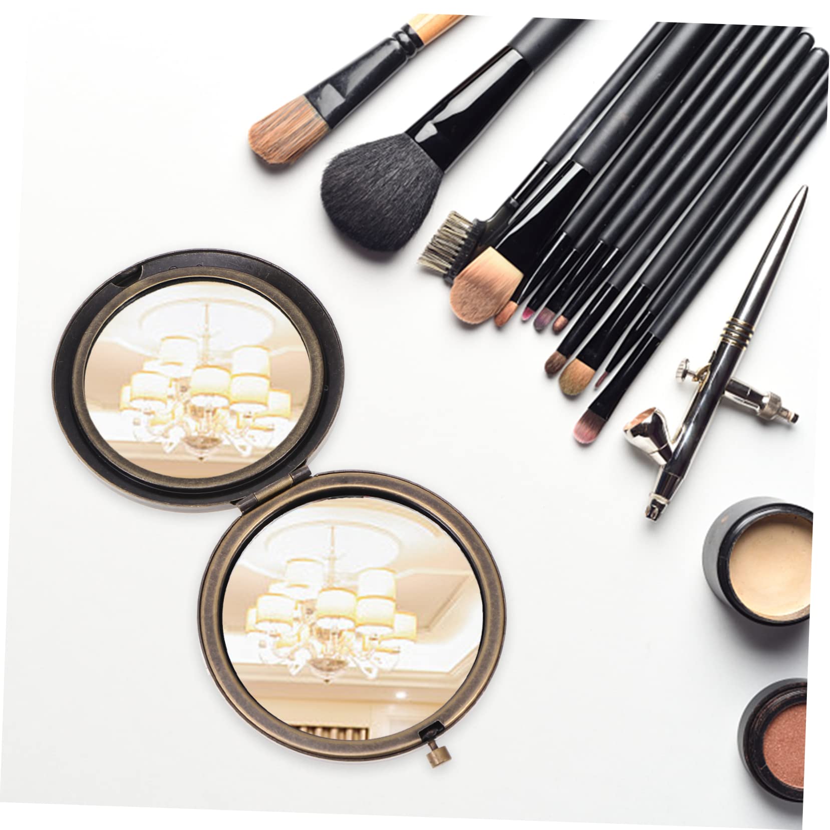 Healeved 3 Mini Specchietti Per Il Trucco Portatili Compatti Tascabili Bifacciali Per Borse Da Viaggio E Per Luso Quotidiano Adatti Per Diverse Occasioni
