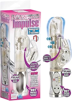 PLATINUM CONEJITO RAMPANTE VIBRADOR TRANSPARENTE : Amazon.es ...