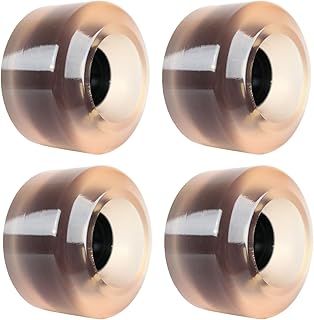 TGM Skateboards Longboard Wheels 65mm Smooth Clear Pink USA Made 80A