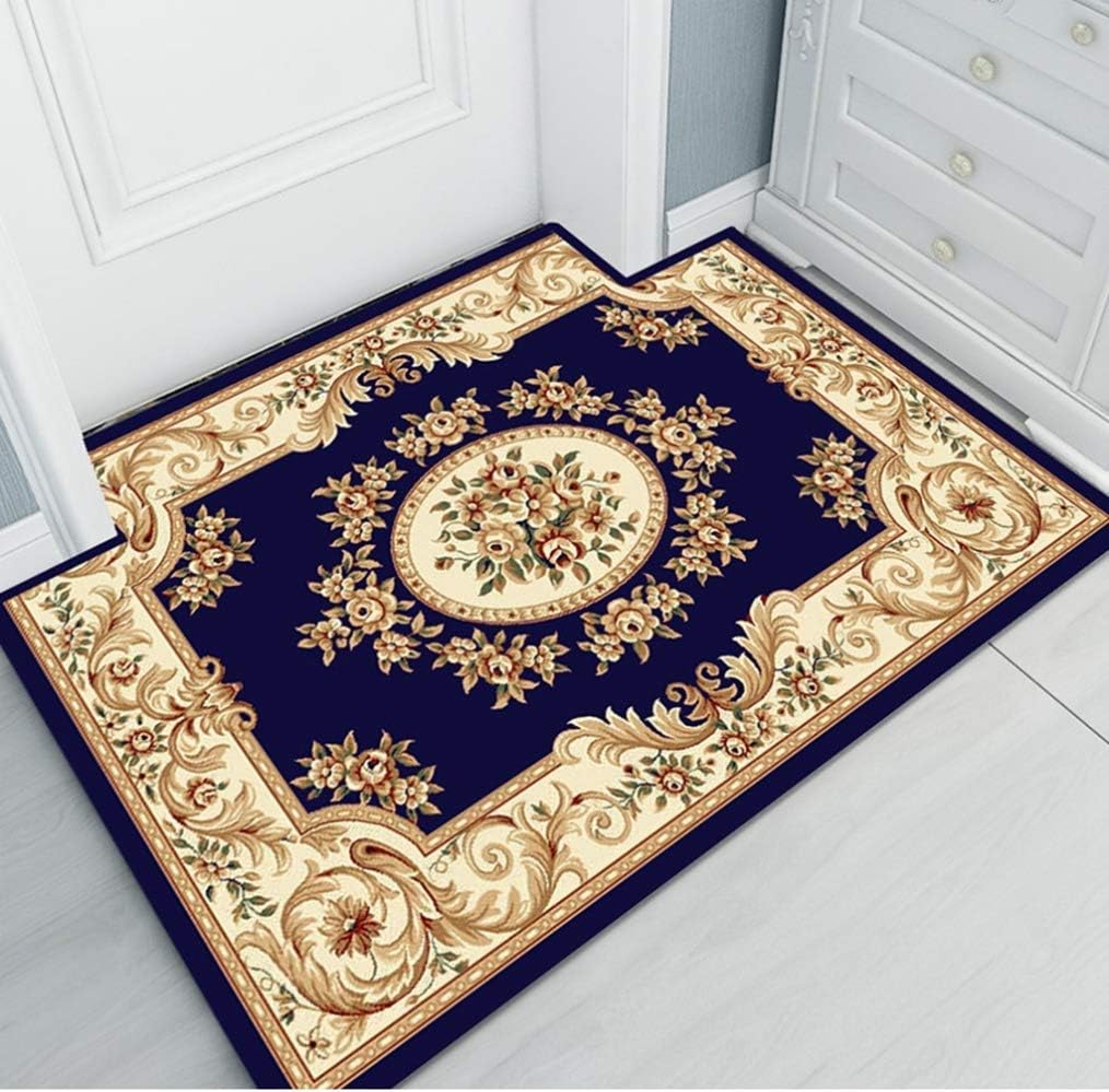 お買得 玄関マット 70 140cm おしゃれ 薔薇柄 花柄 カラー 北欧 室内 洗える ラグマット 屋内 滑り止め 風水 耐磨耗性 泥落としマット エレガント 家庭用品飾り 模様 高級 業務用 オフィス用 ドアマット ラグ M Artpassions Ch