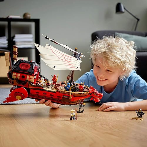 LEGO NINJAGO Legacy Destiny’s Bounty 71705 Ninja Toy Building Kit Featuring Ninja Action Figures, New 2020 (1,781 Pieces) - 5