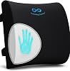 Everlasting Comfort Lumbar Support Pillow, Back Pain Cushion for Office Chair, Memory Foam, Backrest Cushion, Chair, Car, Sofa, Perfect for Improving Posture & Relieving Back Pain, Great for Gaming Chairs & Desk Chairs