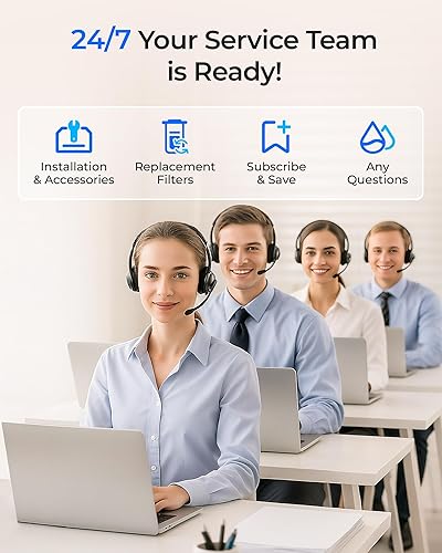 Miniatura 7 de Waterdrop Filtro de agua de repuesto FDL-B3, repuesto para filtro de agua Waterdrop DLB debajo del fregadero, sistema de filtración de agua debajo