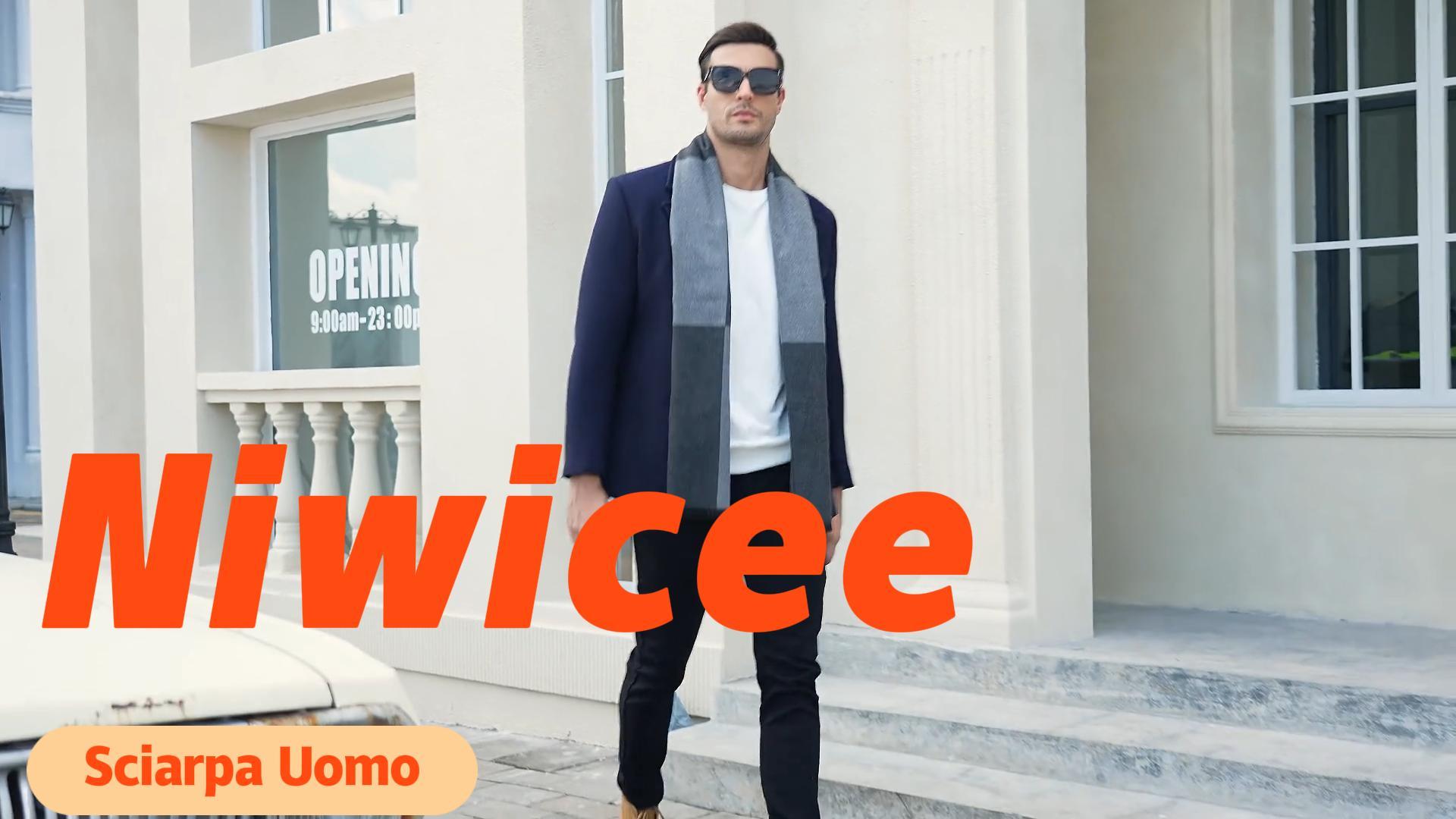 CJ Apparel - Sciarpa Da Uomo In Stile Nepalese, Tinta Unita, Alla Moda Beige Taglia Unica 109089378