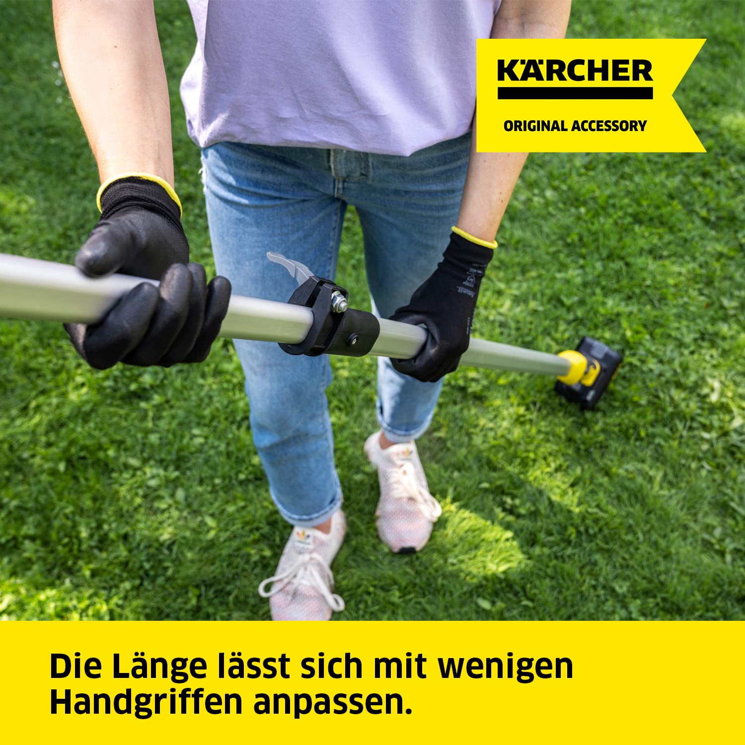 Kärcher Teleskopverlängerung für die Kärcher 18 V Akku-Astsäge PGS 4-18, Zubehör zum Sägen von Ästen in einer Höhe von bis zu 3,50 m, 1 Stück