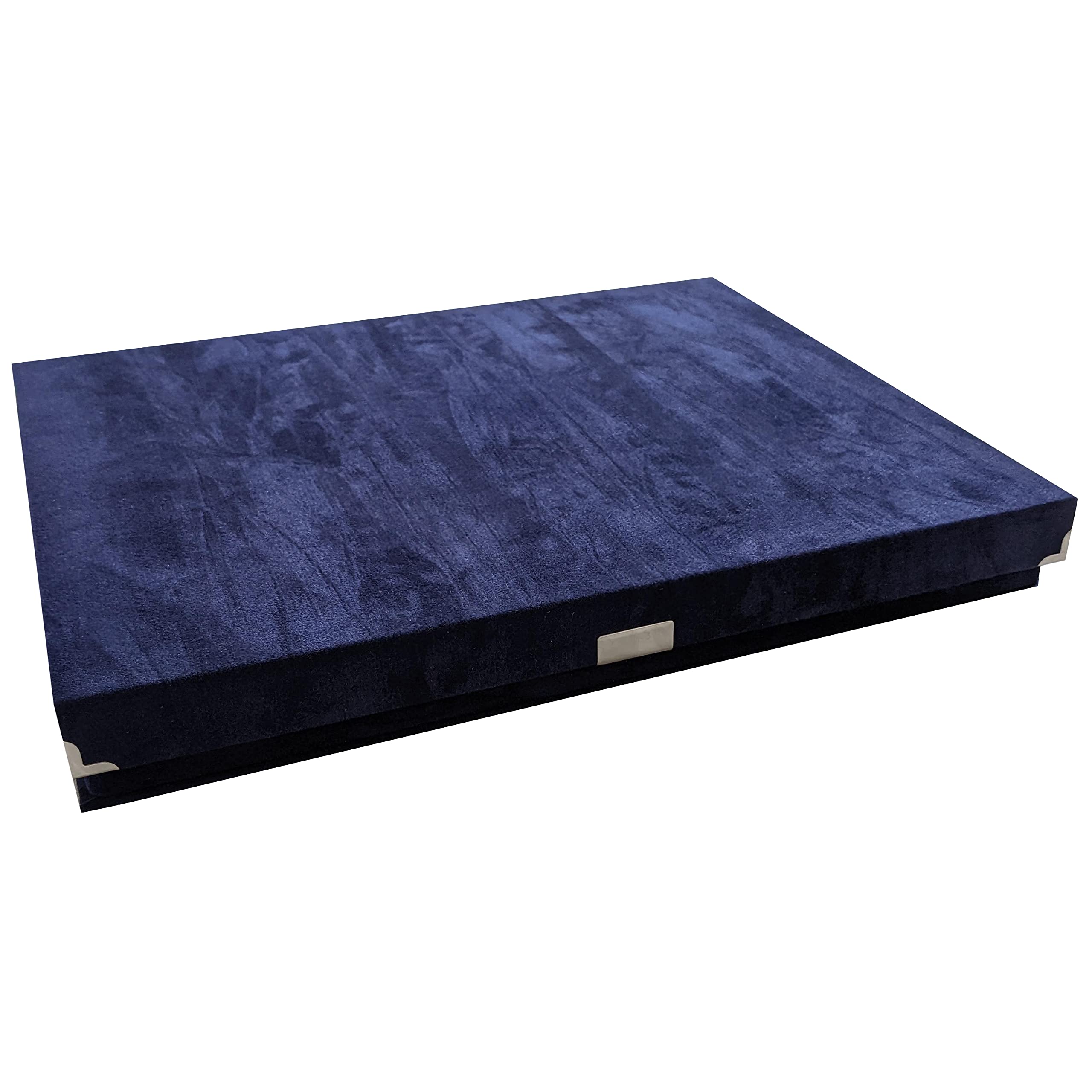 Woopers Targa Personalizzata con Astuccio in Velluto Blu o Rosso per Premio, Pensione, Laurea, Cresima, Matrimonio, Padrino o Madrina