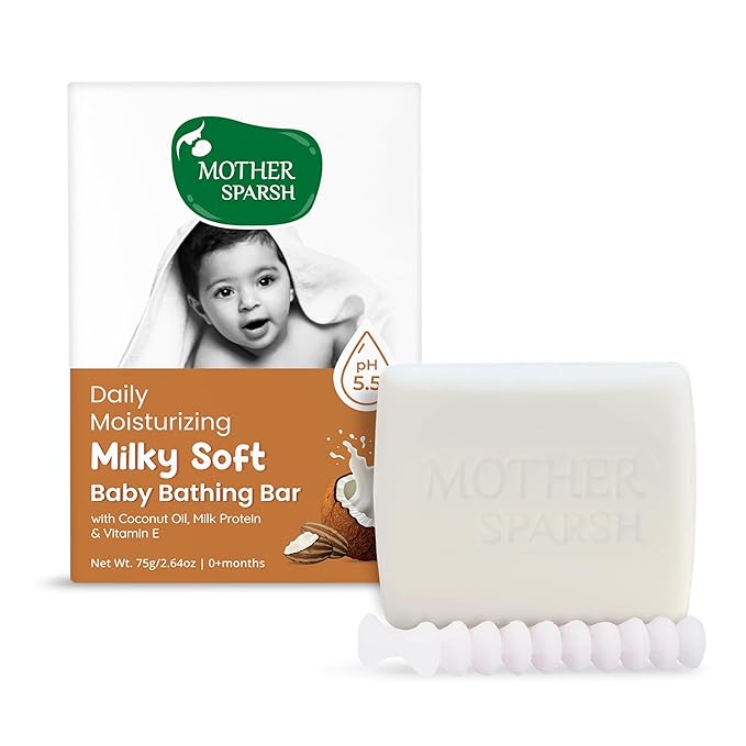 Mother Sparsh Milky Baby Bathing Soap Bar Mother Sparsh Milky Baby Bathing Soap Bar