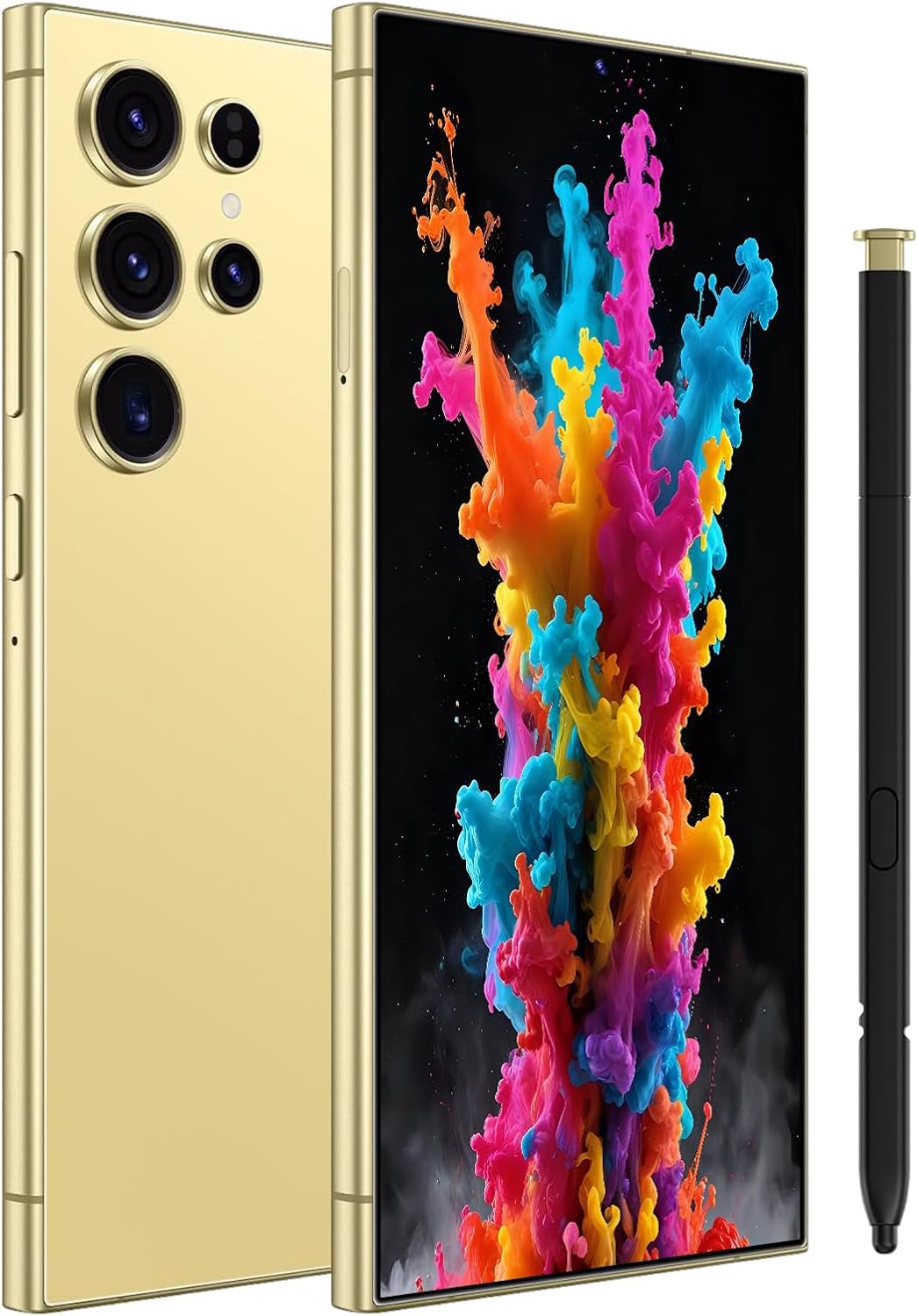 C24 Ultra Unlocked Cell Phone, 5G Smartphone Android 13 Snapdragon 8 Gen 2 Octa-Core, 8GB+256GB Unlock Phone, 6800mAh Battery, 6.8″ FHD+ 120Hz 80MP Camera, Dual SIM Phone/GPS/Face ID – Gold C24 Ultra Unlocked Cell Phone, 5G Smartphone Android 13 Snapdragon 8 Gen 2 Octa-Core, 8GB+256GB Unlock Phone, 6800mAh Battery, 6.8″ FHD+ 120Hz 80MP Camera, Dual SIM Phone/GPS/Face ID – Gold