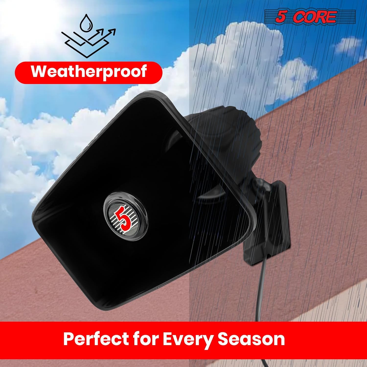 Weatherproof 5 CORE PA Speaker