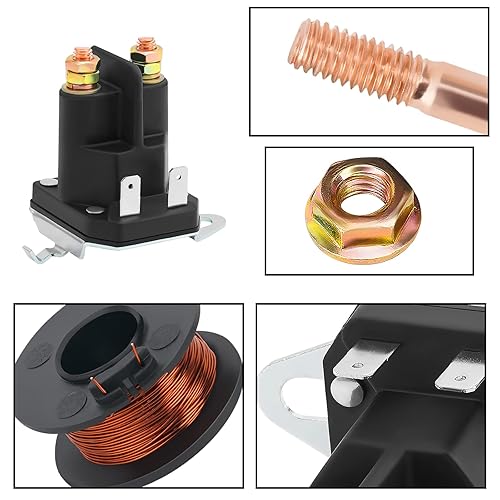 Miniatura 2 de AWHLLRY Solenoide de arranque compatible con 532192507 192507 582042801 582042802 Cub Cadet 725-06153A 21546294 435-325 MTD cortacésped Tractor