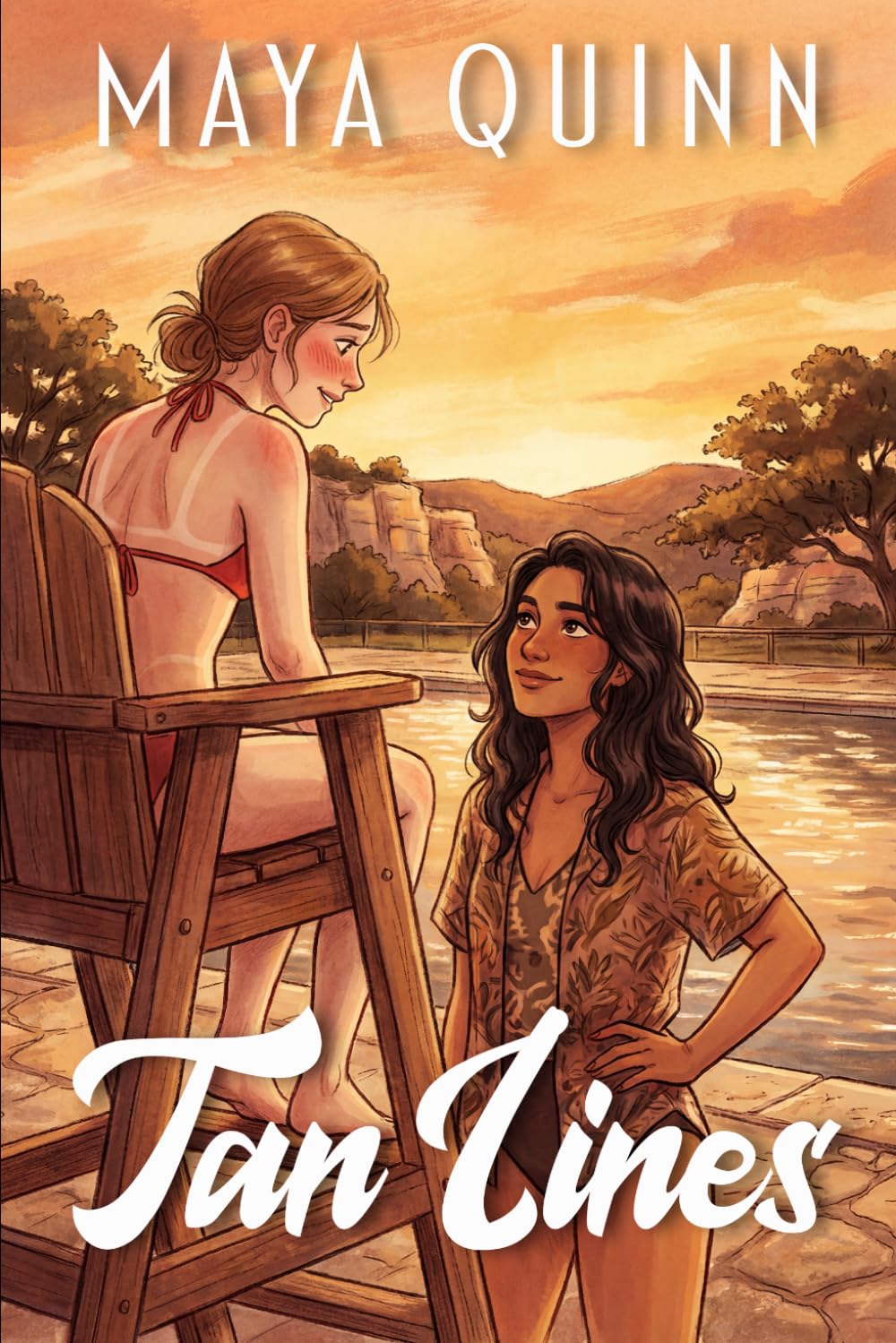 Tan Lines: A Sapphic Slow-Burn Summer Romance