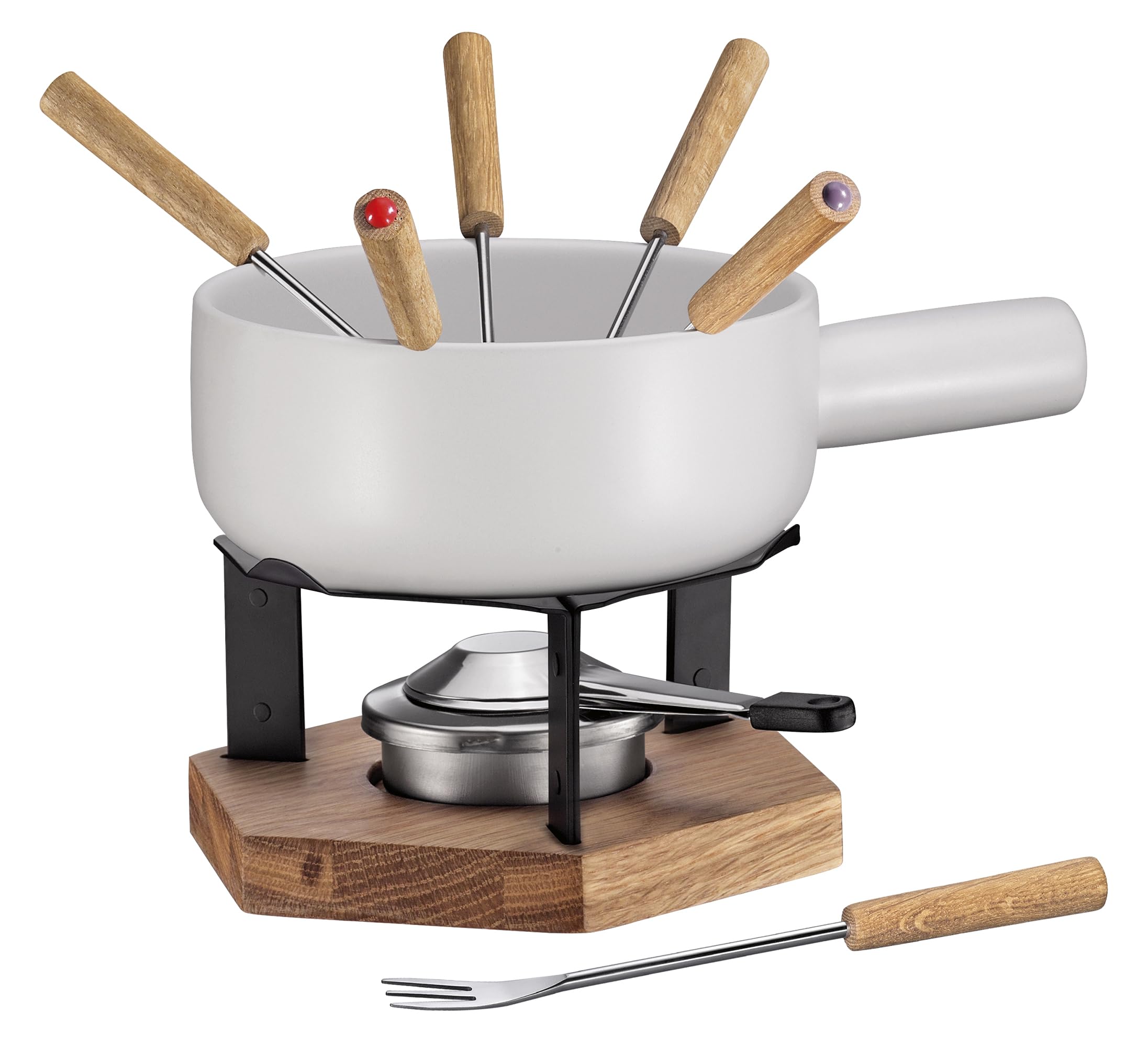 Spring 2896405920 zestaw do fondue serowego, ceramika