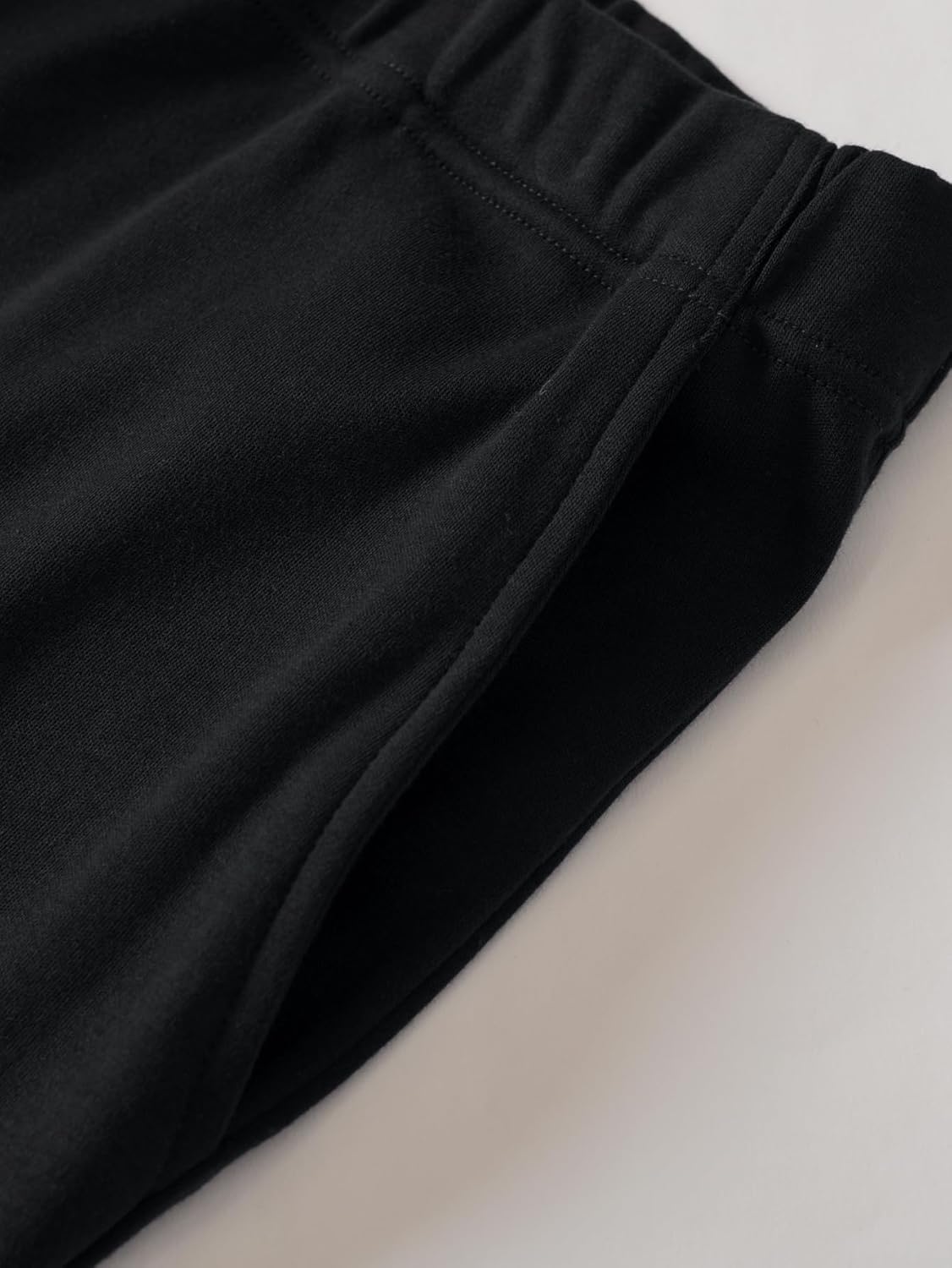 Weintee Women's Plus Size Pull On Cotton Knit Pants with Pockets - Image 2