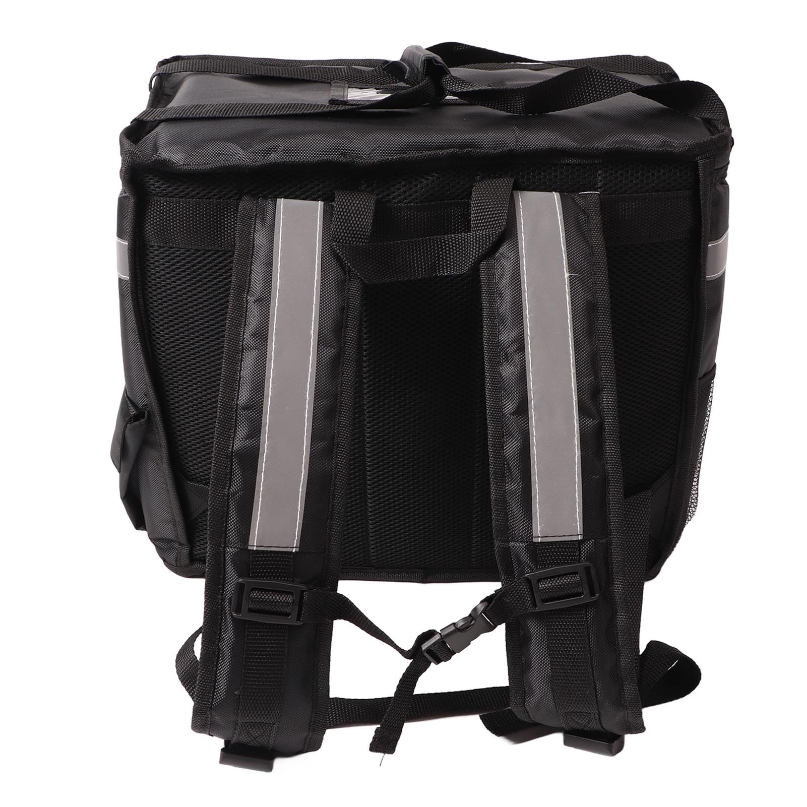 Asixxsix Sac à dos isolé pour livraison de pizza, Sac à dos thermique pour livraison de nourriture 50L Sac à dos imperméable pour épicerie chaude et froide avec couche extensible