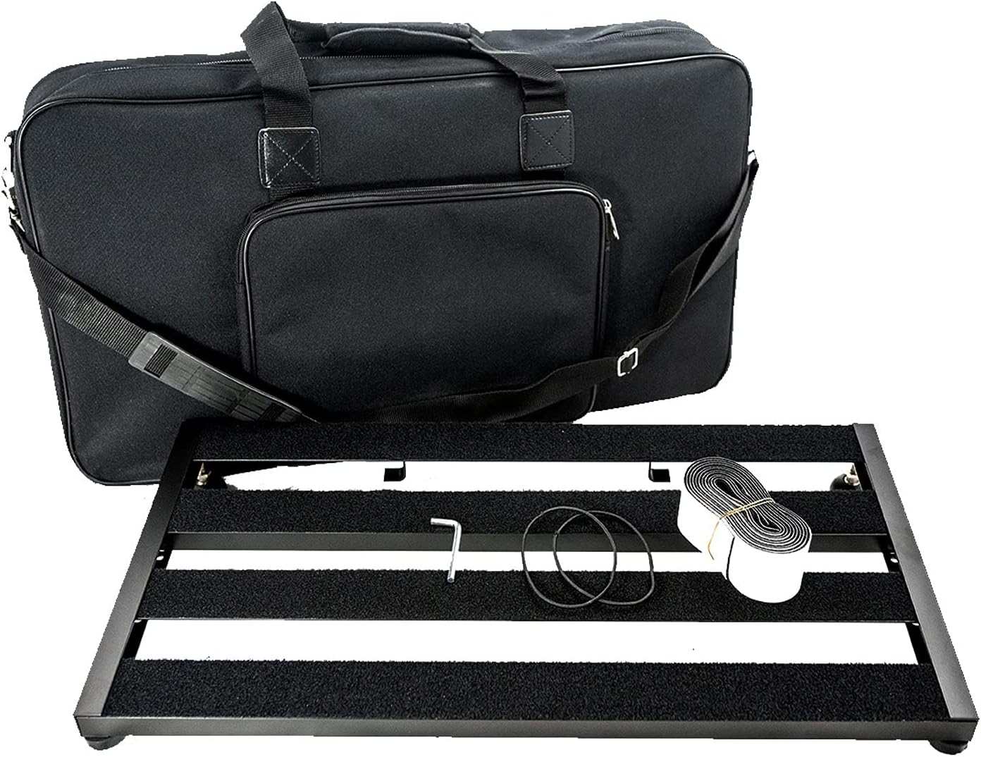 CNZ Audio Guitar Effects Pedalboard 4 Rails Aluminum